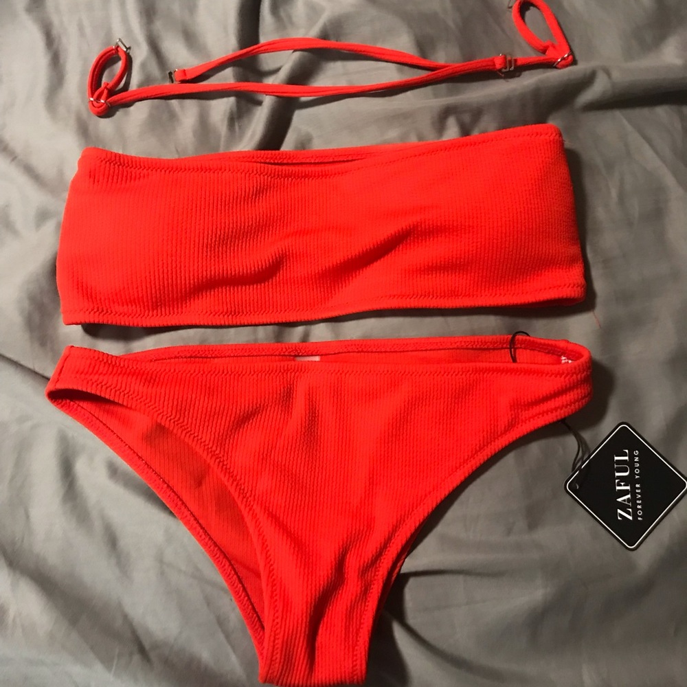 Zaful red bikini set